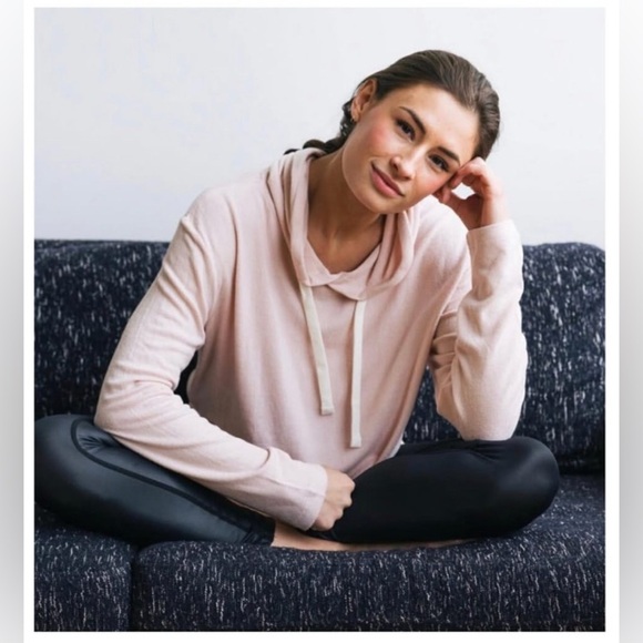 ZYIA active boyfriend hoodie loungewear peach womens size small medium large XL - Picture 1 of 7